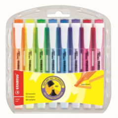 Zvrazova, sada, 1-4 mm, STABILO "Swing Cool", 8 rznych farieb
