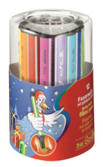 Fixky, 1,5-2 mm, STABILO "Trio Scribbi", 12 rznych farieb