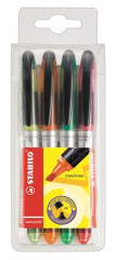 Zvrazova, sada, 1-4 mm, STABILO "Navigator", 4 rzne farby