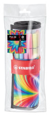 Fixky, sada, STABILO "Pen 68 ARTY", 25  rznych farieb