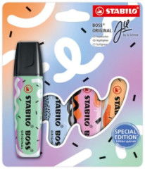 Zvrazova, sada, 2-5 mm, STABILO "Boss Original Ju Schnee", 4 rzne farby