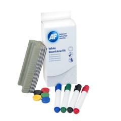 iasitaca tekutina, k tabuliam + hubka, utierka, magnet, popisova,  125 ml, AF "Whiteboard cleaning kit"