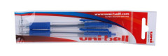 Gukov pero, 0,4 mm, stlac mechanizmus, UNI "SN-101 Laknock Fine", modr