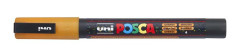 Dekoran popisova, 0,9-1,3 mm, UNI"Posca PC-3ML", leskl oranov
