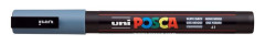 Dekoran popisova, 0,9-1,3 mm, UNI "Posca PC-3M", bridlicovo siv