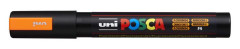 Dekoran popisova, 1,8-2,5 mm, UNI "Posca PC-5M", fluo oranov