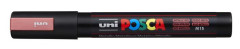 Dekoran popisova, 1,8-2,5 mm, UNI "Posca PC-5M", metalick erven