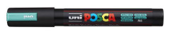 Dekoran popisova, 1,8-2,5 mm, UNI "Posca PC-5M", metalick zelen