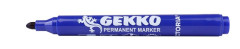 Permanentn popisova, 1-3 mm, kueov hrot, VICTORIA OFFICE "Gekko", modr