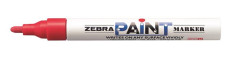 Lakov popisova, 3 mm, ZEBRA "Paint marker", erven