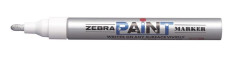 Lakov popisova, 3 mm, ZEBRA "Paint marker", strieborn