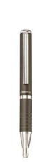 Gukov pero, 0,24 mm, teleskopick telo, kovov siv, ZEBRA "SL-F1", modr