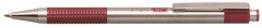 Gukov pero, 0,24 mm, stlac mechanizmus, nehrdzavejca oce, bordov farba tela, ZEBRA "F-301", modr