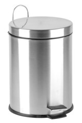 Odpadkov k, s pedlom, nerezov oce, odnmaten plastov ndoba, 5 l
