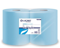 Papierov utierky, kotov, 3-vrstvov, LUCART "Strong Blue 3.500", modr