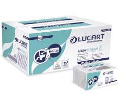 Papierov utierky, Z ohyb, dvojvrstvov, LUCART "Aquastream", biela