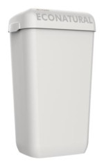 Ndoba na odpadky, nstenn, 23 l, 55,8x34,5x23 cm, LUCART "EcoNatural Flow", biela