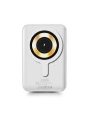 Magnetick bezdrtov powerbanka, 10 000 mAh, URBAN FACTORY, kriedov biela