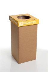 Odpadkov k na trieden odpad, recyklovan, HU popis, 20 l, RECOBIN "Mini", lt