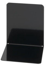Stojan na knihy, kovov, 2 ks, 14x12x14 cm, WEDO, ierna