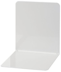 Stojan na knihy, kovov, 2 ks, 14x12x14 cm, WEDO, svetlosiv