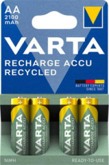 Nabjaten batria, AA, tukov, recyklovan, 4x2100 mAh, VARTA