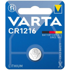 Gombkov batria, CR1216, 1 ks, VARTA