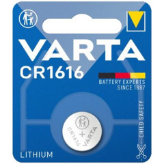 Gombkov batria, CR1616, 1 ks, VARTA