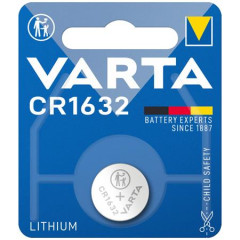 Gombkov batria, CR1632, 1 ks, VARTA