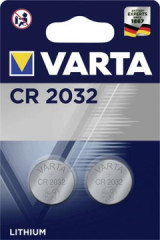 Gombkov batria, CR2032, 2 ks, VARTA