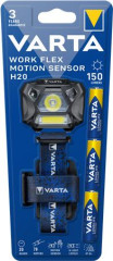 Lampa na hlavu, 3 LED, 3xAAA, pohybov senzor, VARTA " Work Flex H20"