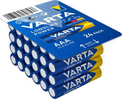 Batria, AAA mikro, 24 ks, VARTA "Longlife Power"