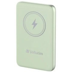 Prenosn batria, bezdrtov nabjanie, 10000 mAh, VERBATIM "MCP-10, zelen