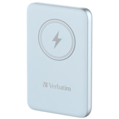 Prenosn batria, bezdrtov nabjanie, 10000 mAh, VERBATIM "MCP-10, modr
