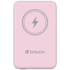 Prenosn batria, bezdrtov nabjanie, 10000 mAh, VERBATIM "MCP-10, ruov