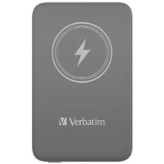 Prenosn batria, bezdrtov nabjanie, 10000 mAh, VERBATIM "MCP-10, siv
