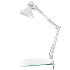 Stolov lampa, 40 W, "Firmo", biela