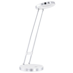 Stolov lampa, LED 3W, "Gexo", biela, chrm
