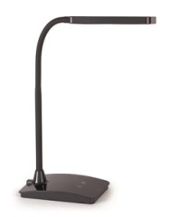 Stolov lampa, LED, nastaviten, MAUL "Pearly colour vario", ierna