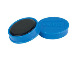 Magnetky, magnetick, pre biele tabule, 30 mm, 4 ks, NOBO, modr