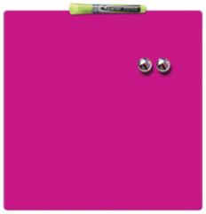 Odkazov tabua, magnetick, popisovaten, ruov, 36x36 cm, NOBO/REXEL