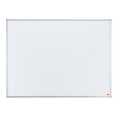 Biela tabua, magnetick, 120x90 cm, hlinkov rm, NOBO "Essentials"