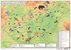 Podloka na stl, A3, "Mo.vadon l llatai/Mo llatvilga - Div zvierat Maarska/ Svet zvierat" - vrobok v MJ