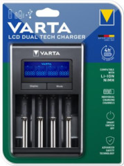 Nabjaka batri, AA/AAA/Li-ion accu+USB, bez batri, VARTA " LCD Dual Tech"