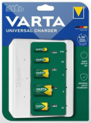Nabjaka batri, univerzlna, bez batri, VARTA "Universal", biela