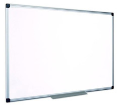 Biela tabua, nemagnetick, 90x120 cm, hlinkov rm, VICTORIA VISUAL