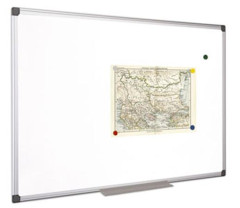 Biela tabua, magnetick, 100x200 cm, hlinkov rm, VICTORIA VISUAL