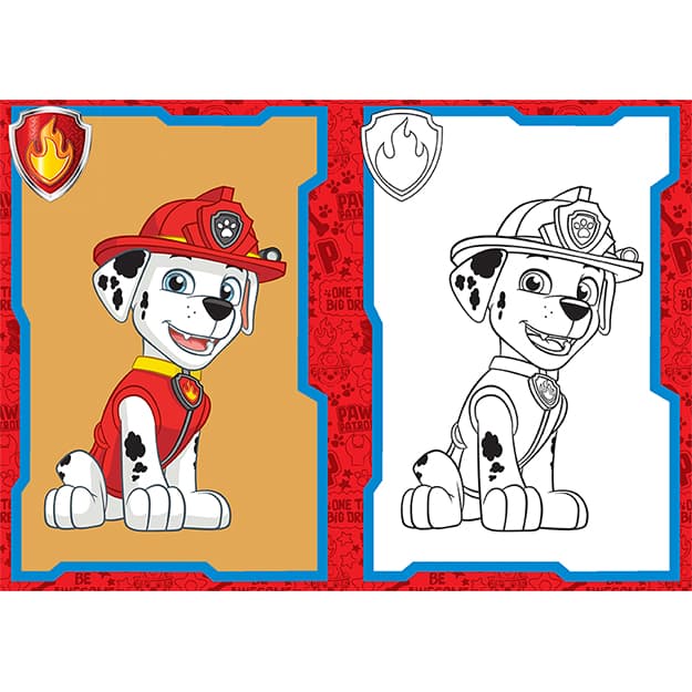 Vymaľovánky A5 JM Paw Patrol