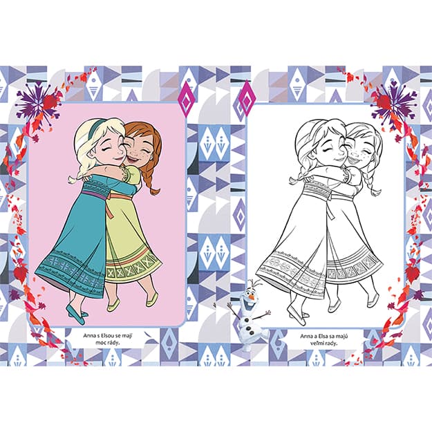 Vymaľovánky A5 JM Frozen 2