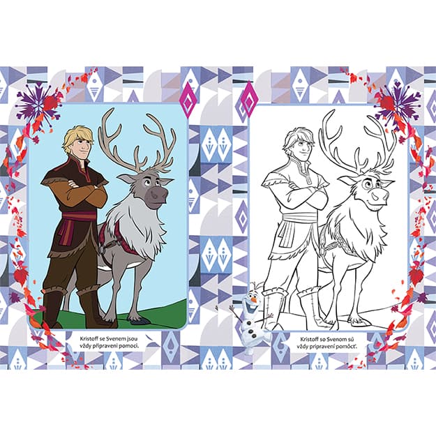 Vymaľovánky A5 JM Frozen 2